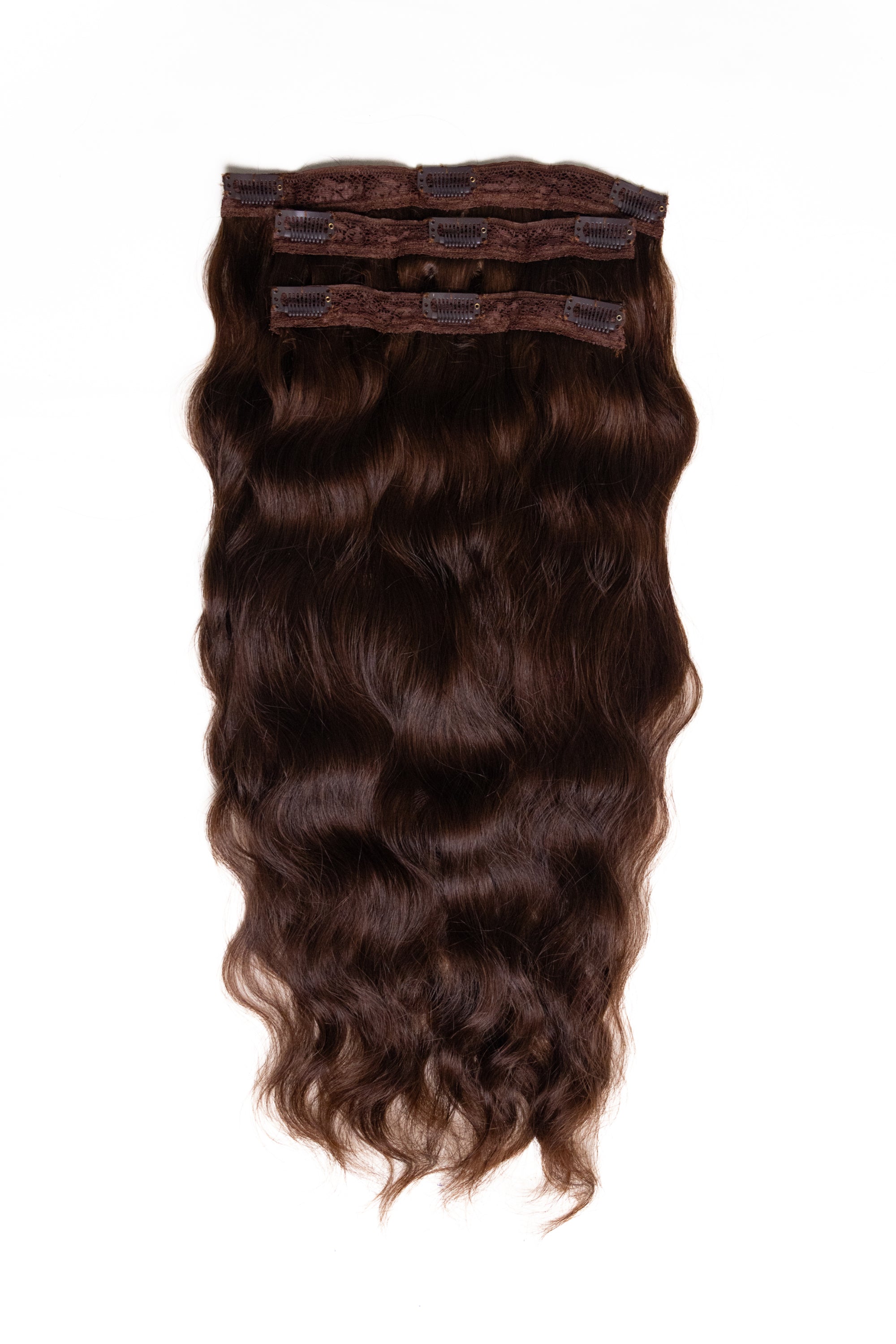 7 Pcs - Classic Clip in hair extensions | Dark Brown