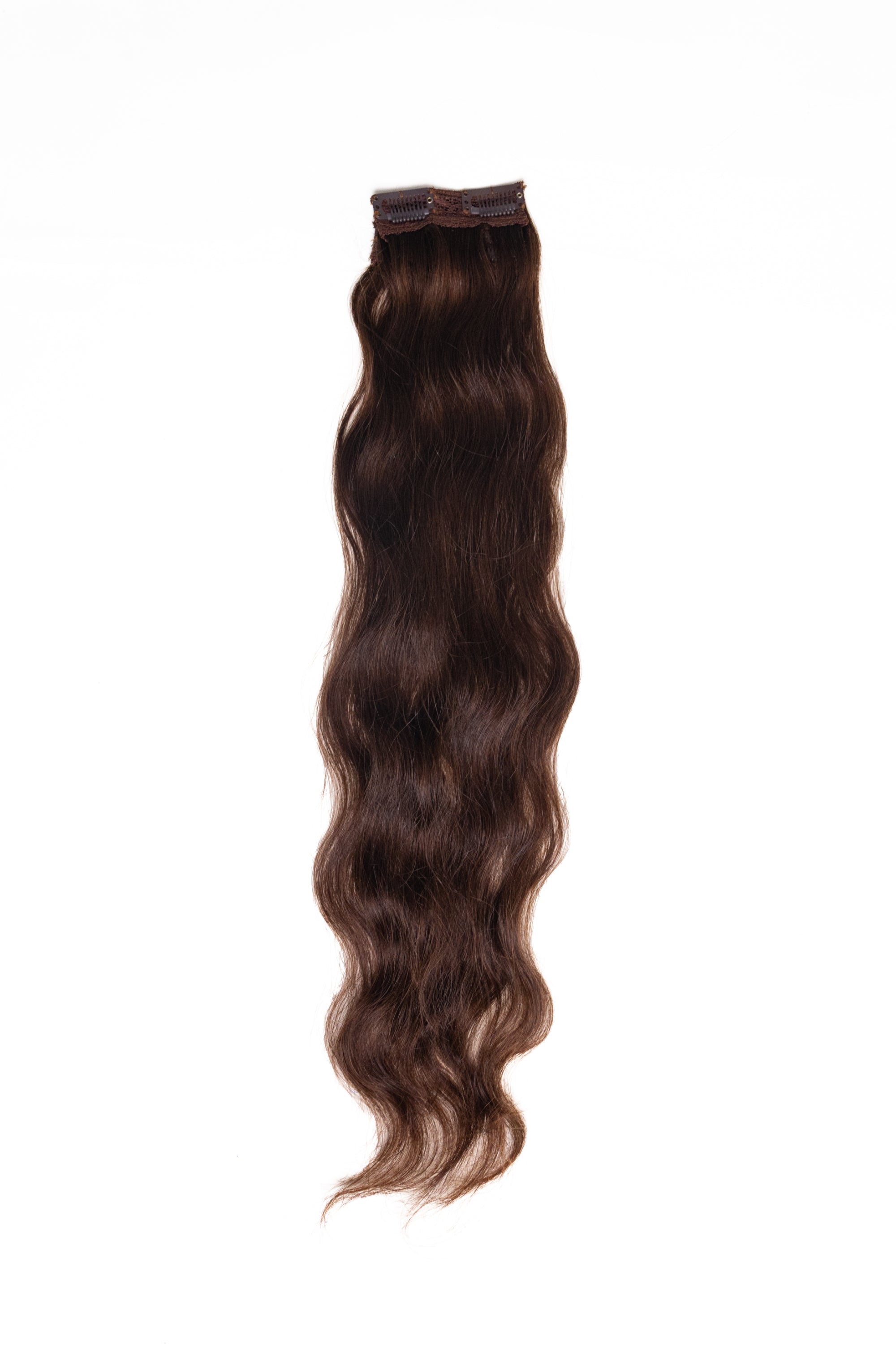 1 Pc - Classic Clip in hair  extensions | Dark Brown