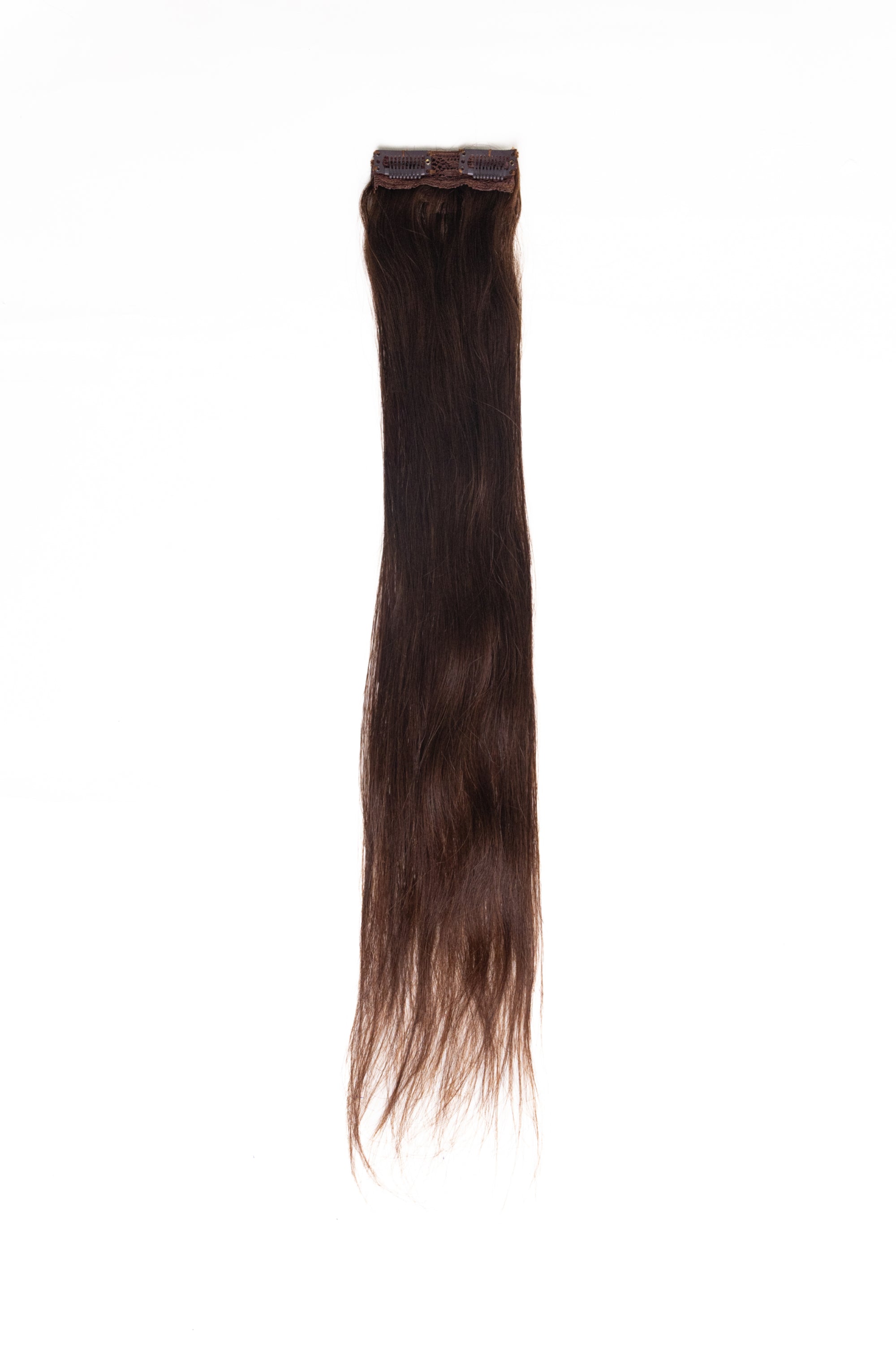 1 Pc - Classic Clip in hair  extensions | Dark Brown
