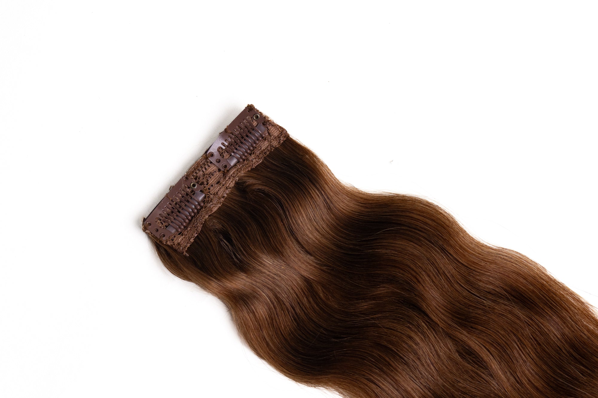 1 Pc - Classic Clip in Set | Light Brown