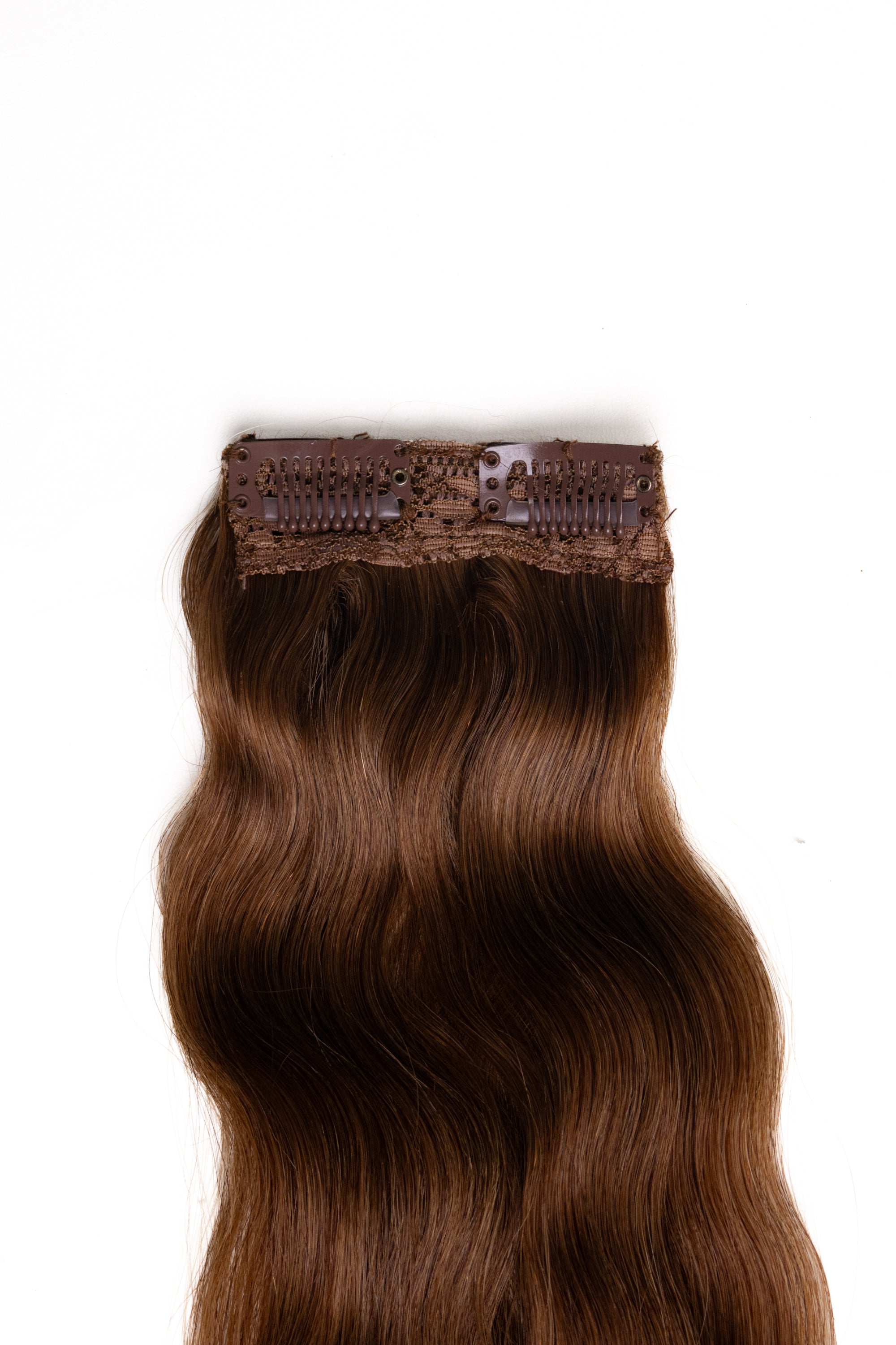 1 Pc - Classic Clip in Set | Light Brown