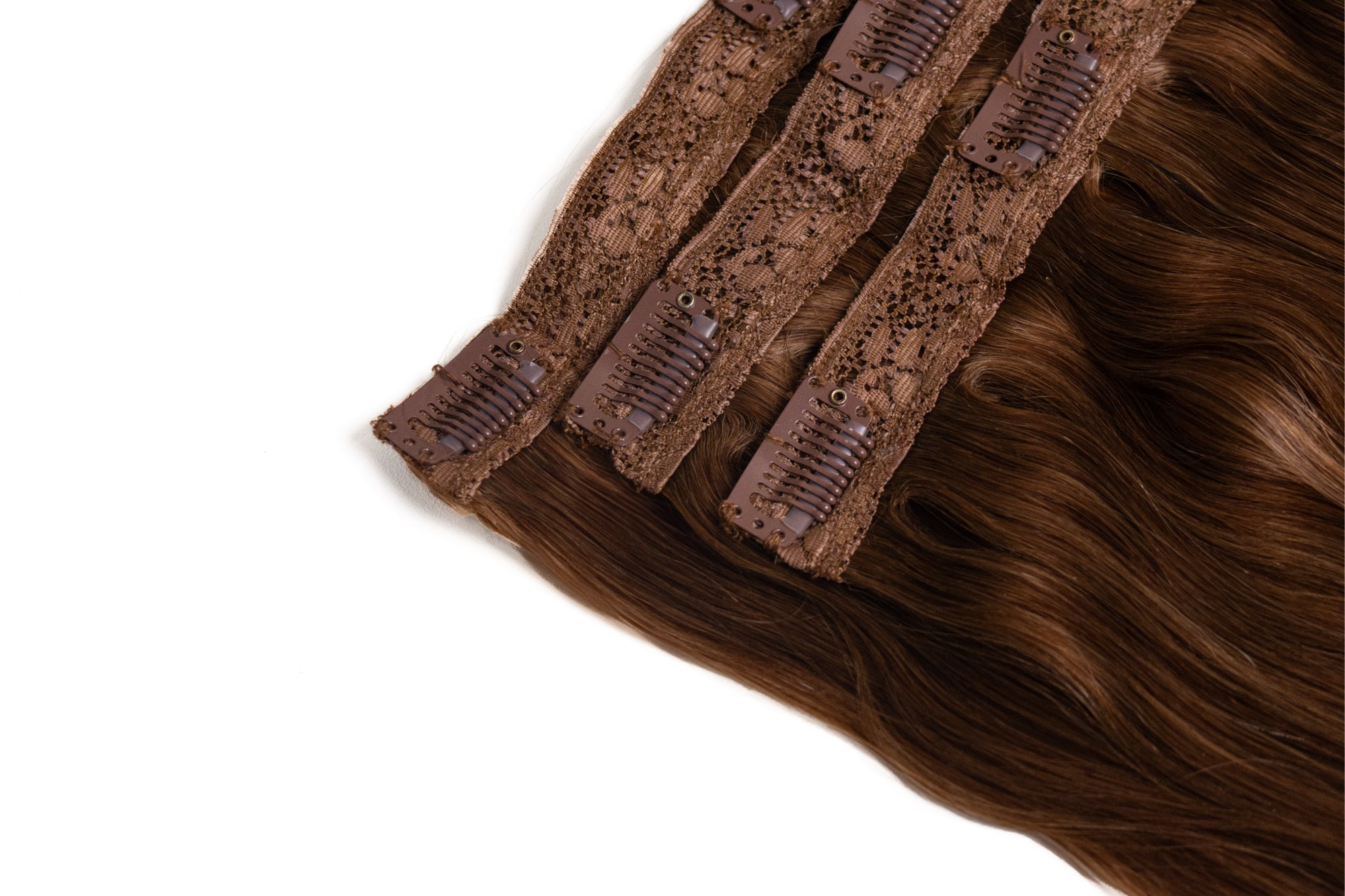 1 Pc - Classic Clip in Set | Light Brown