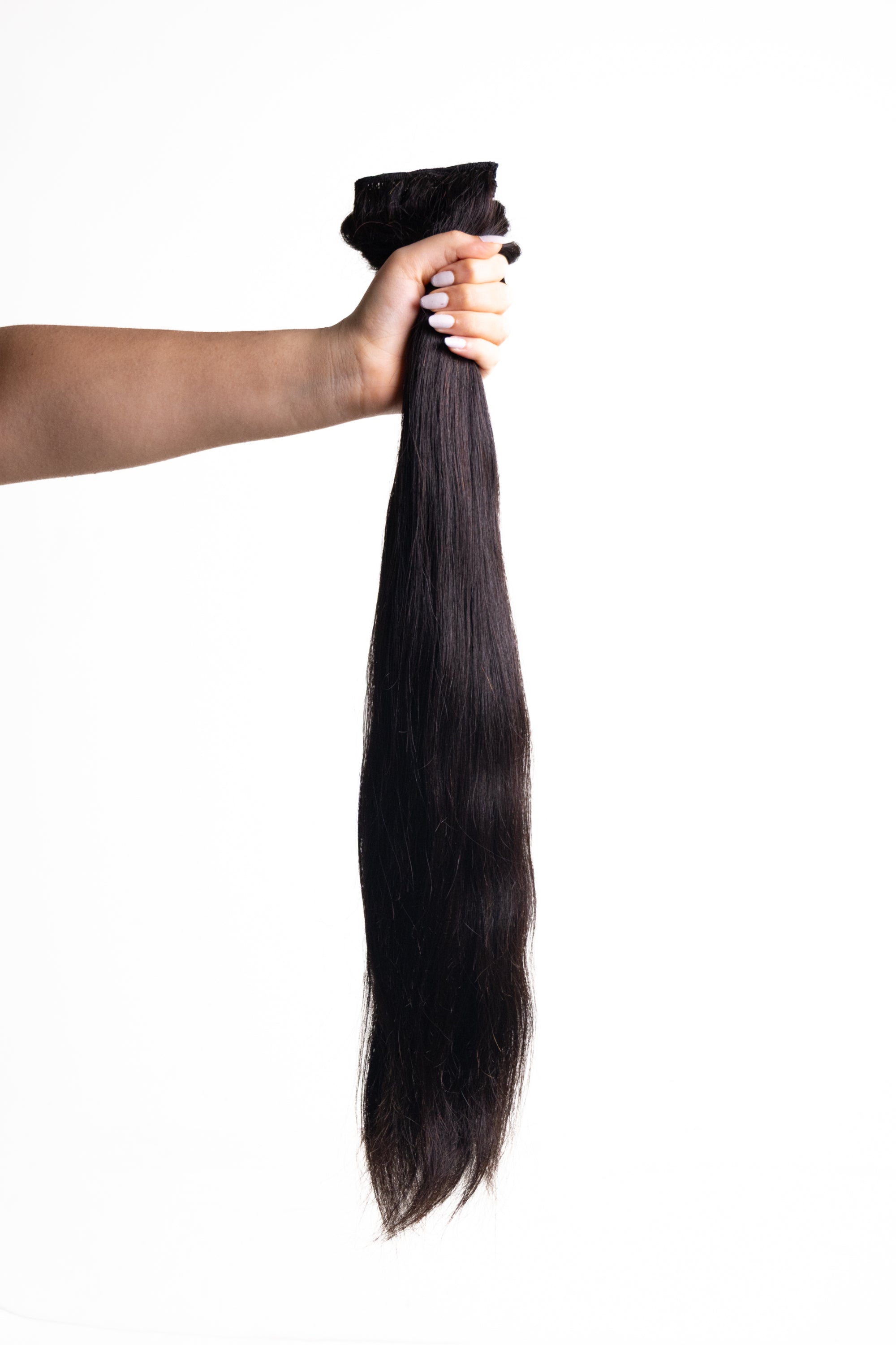 1 Pc - Classic Clip in Set | Natural Black