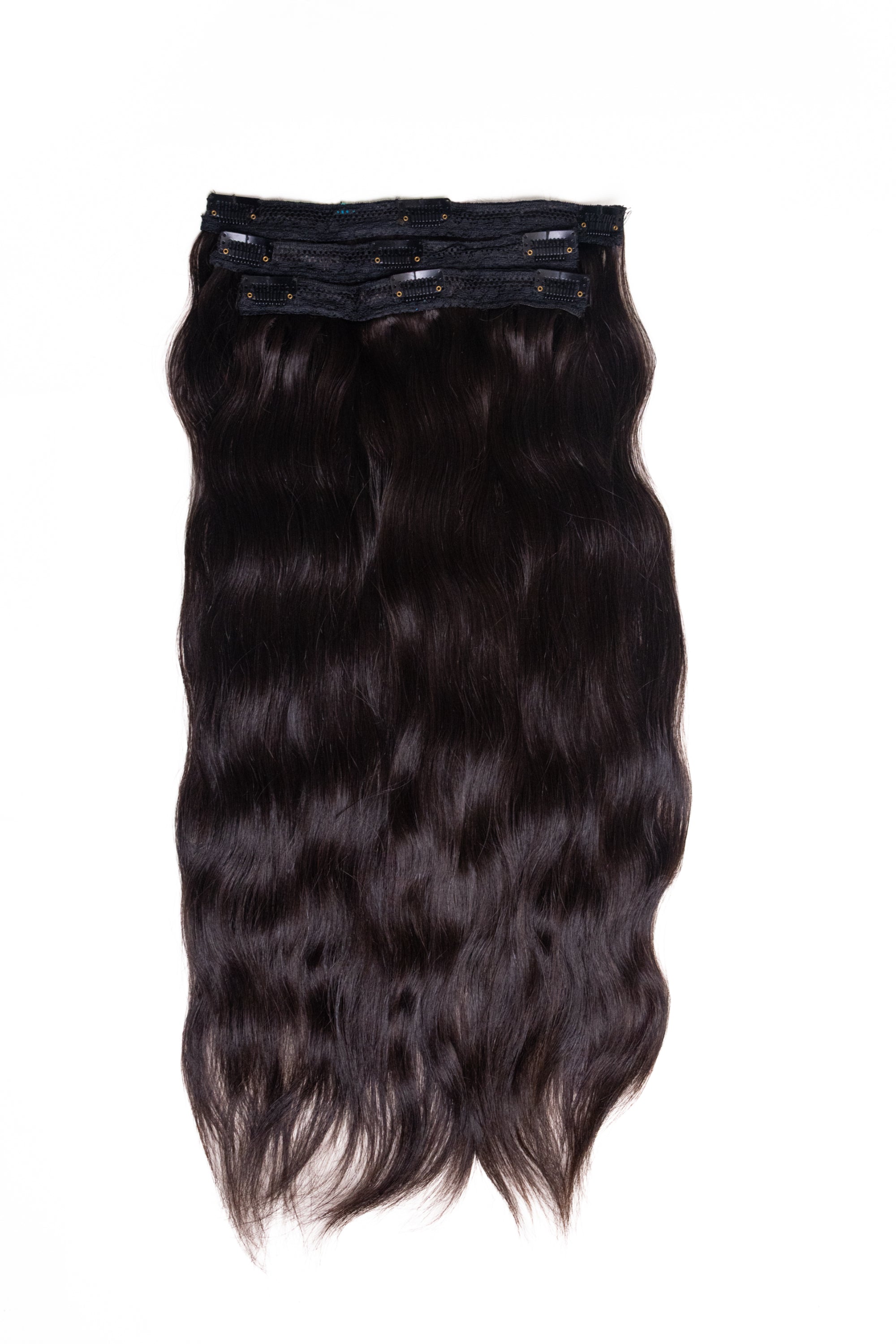 3 Pcs - Classic Clip in Set | Natural Black