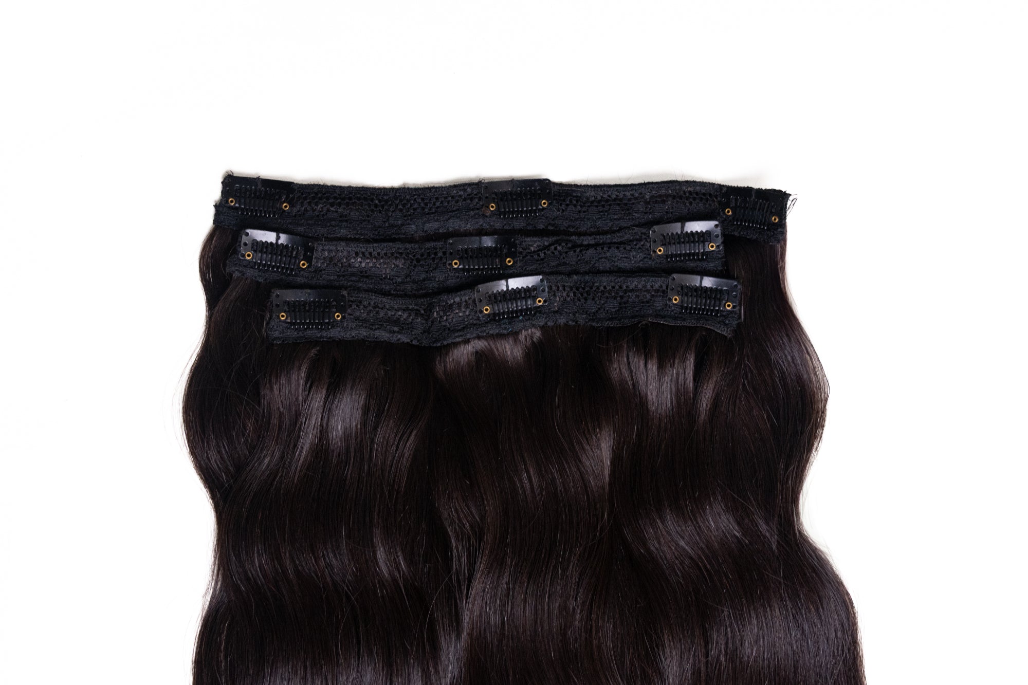 3 Pcs - Classic Clip in Set | Natural Black