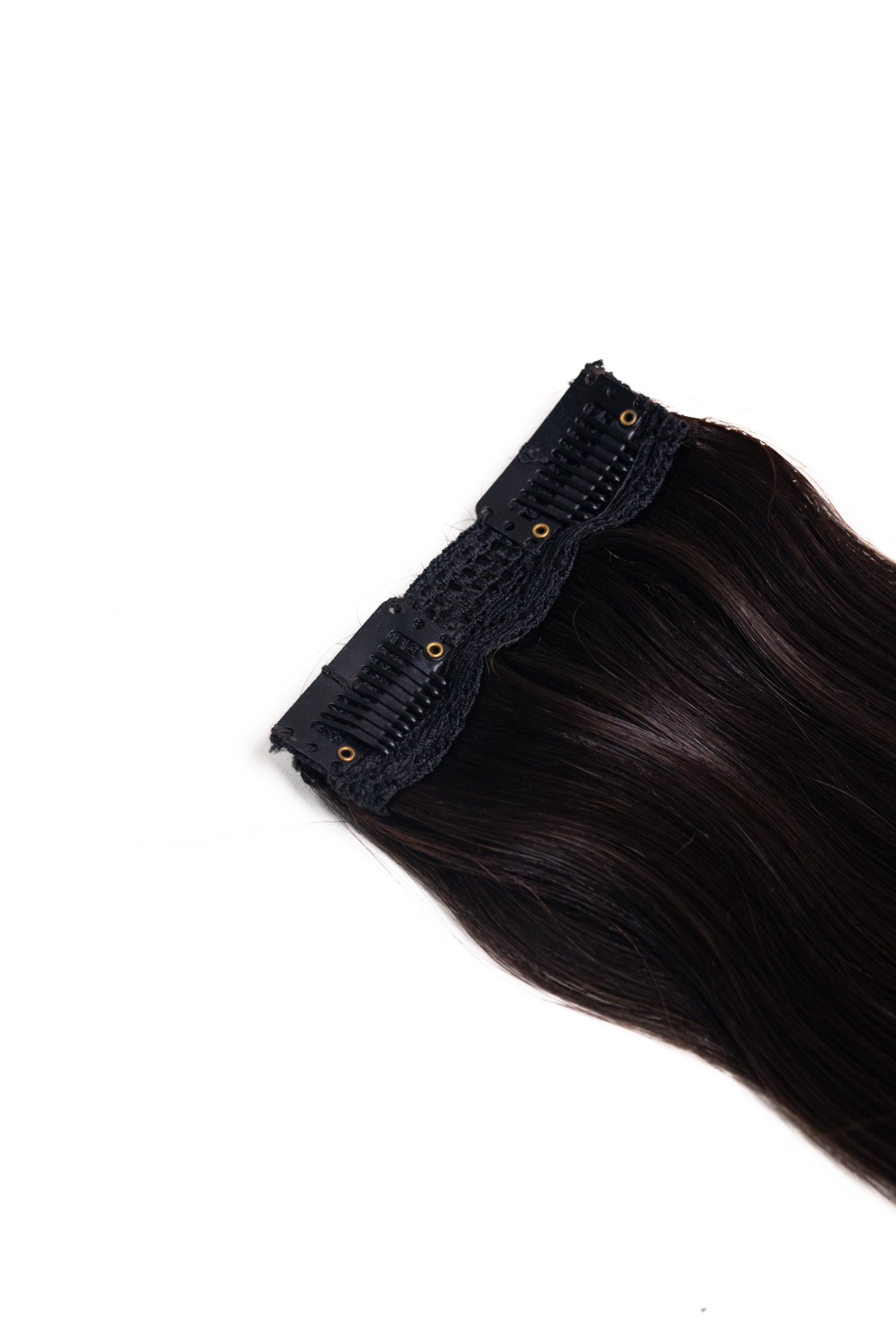 1 Pc - Classic Clip in hair  extensions | Jet Black