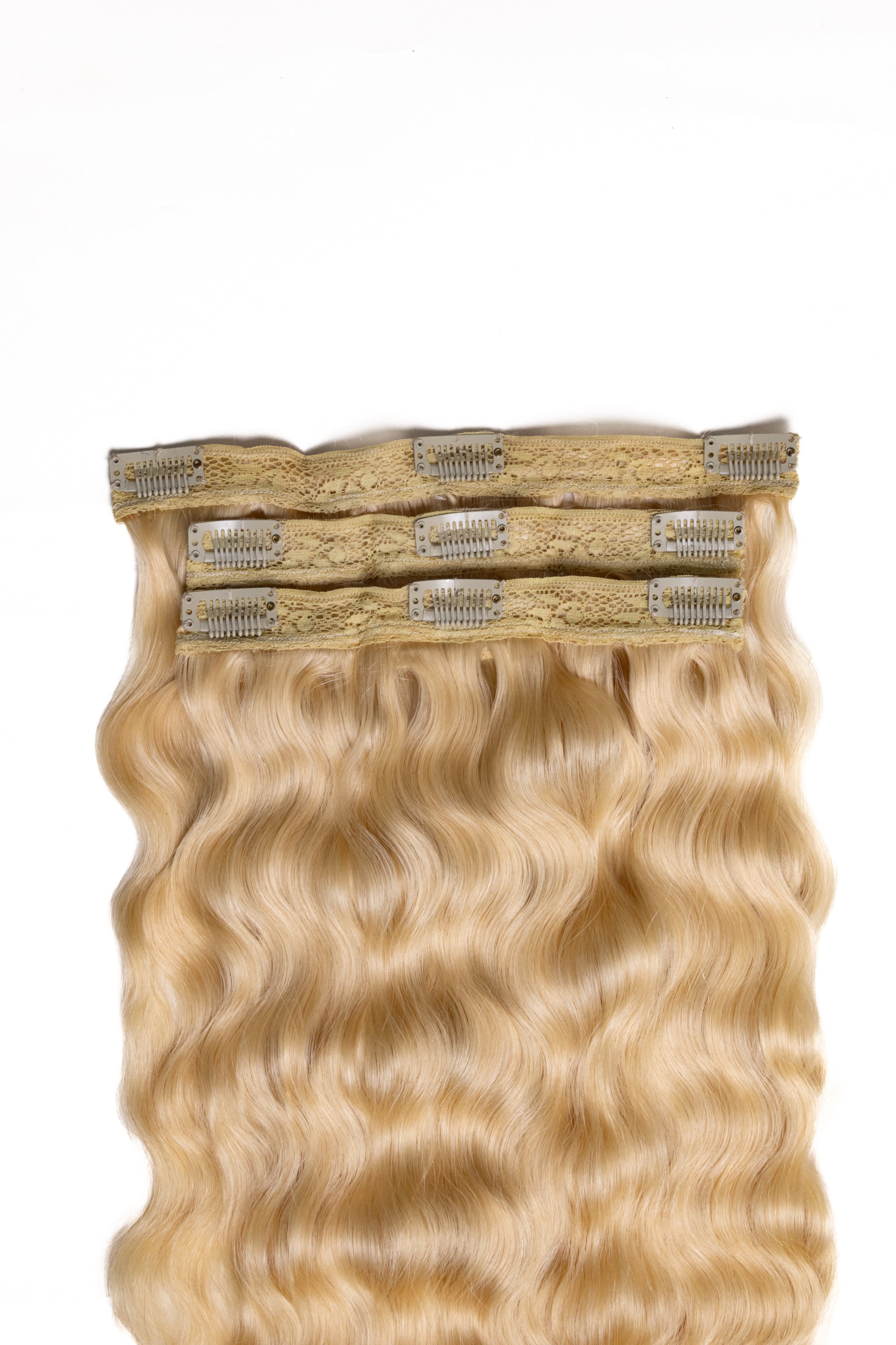 7 Pcs - Classic Clip in hair extensions| Blond