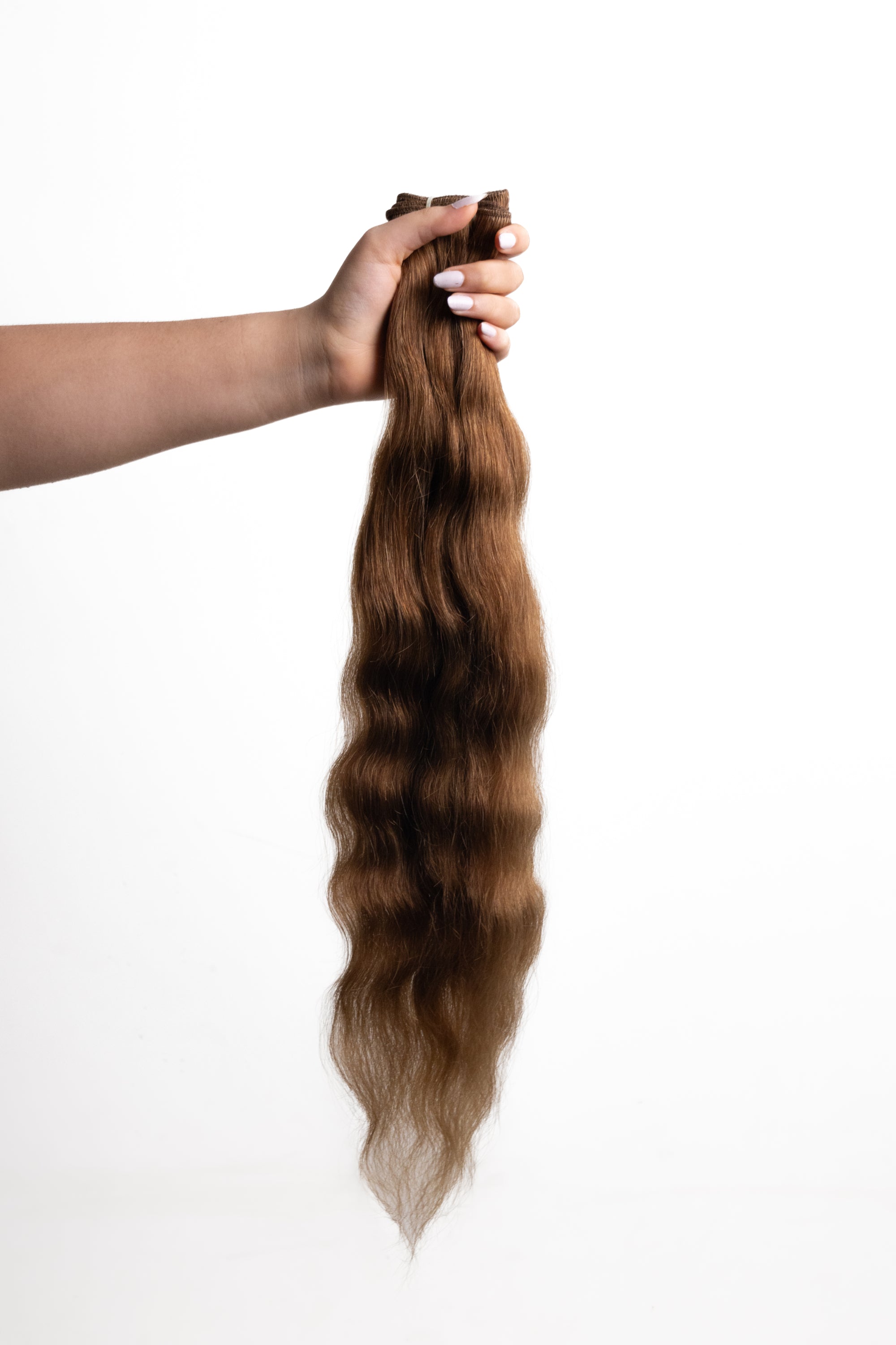 7 Pcs - Classic Clip in hair extensions | Light Brown