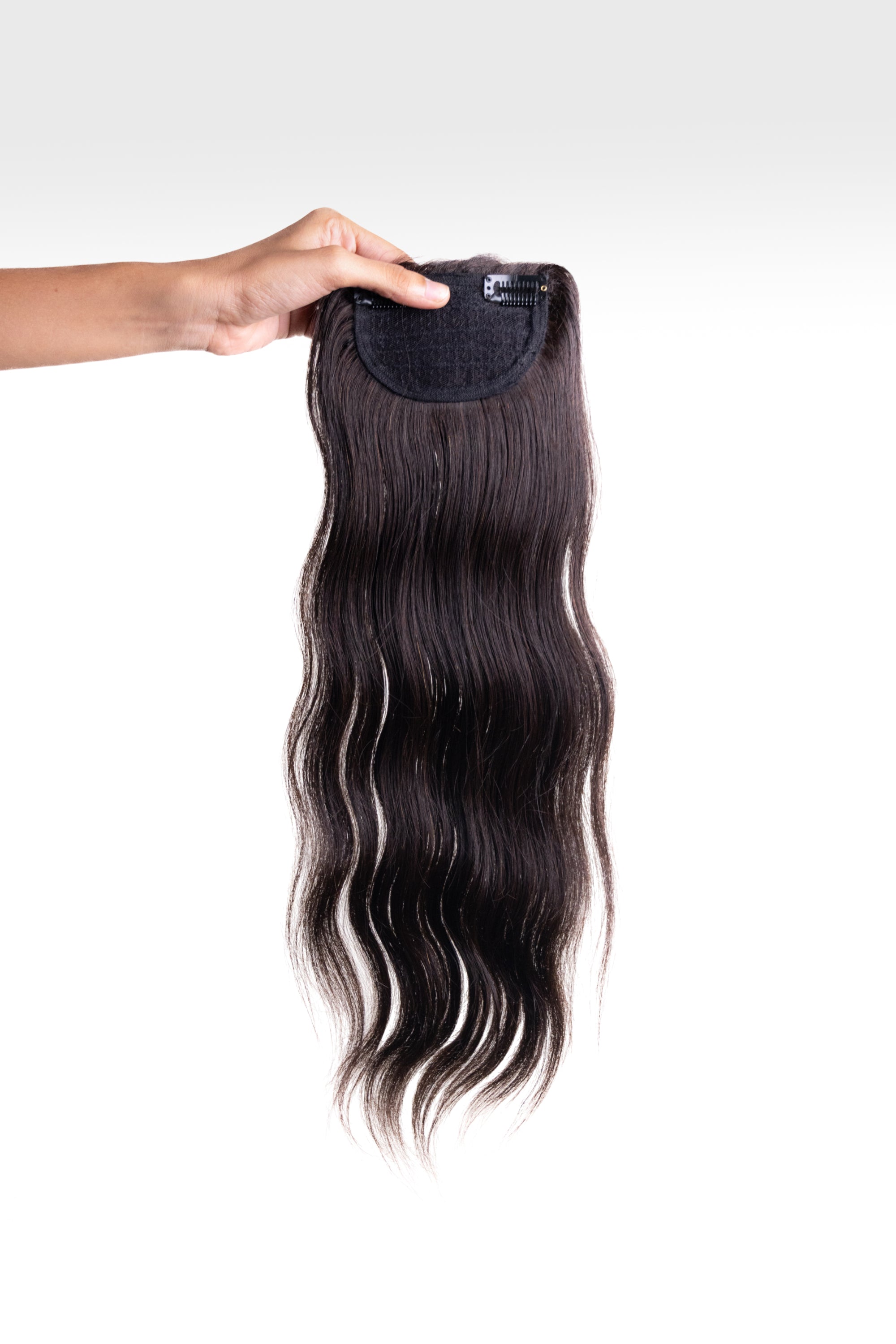 Invisible spot cover up 1" hair patch | Natural Black