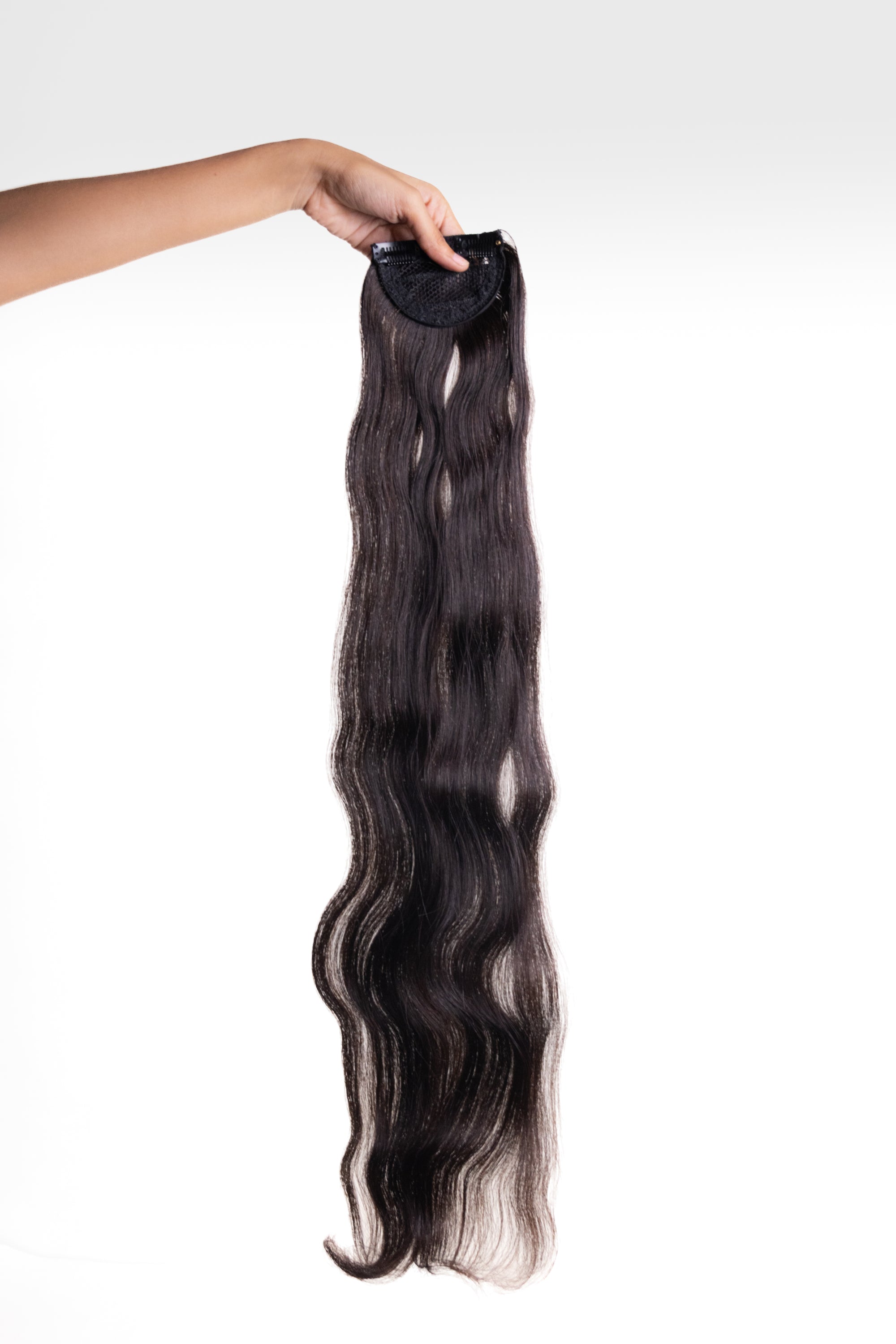 Invisible spot cover up 1" hair patch | Natural Black