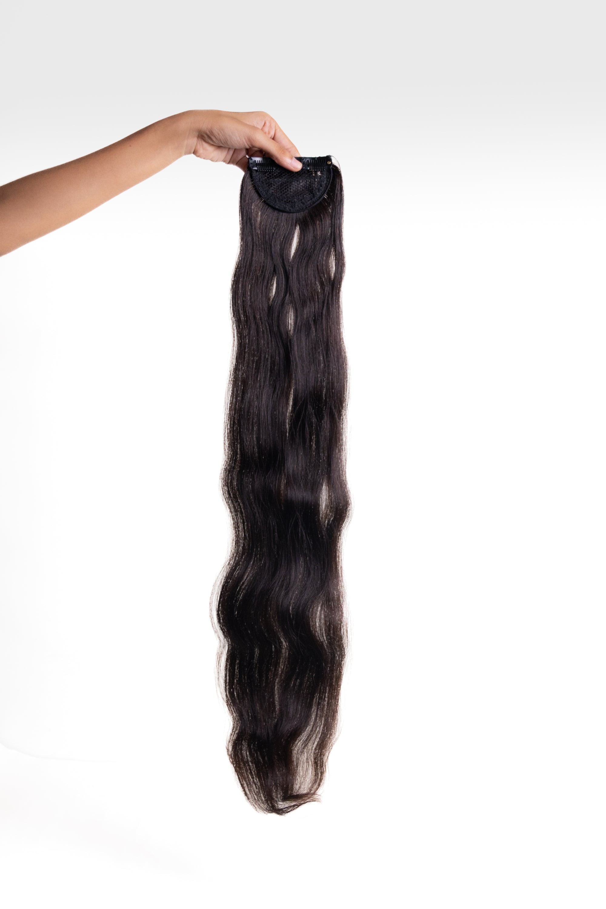 Invisible spot cover up 1" hair patch | Jet Black