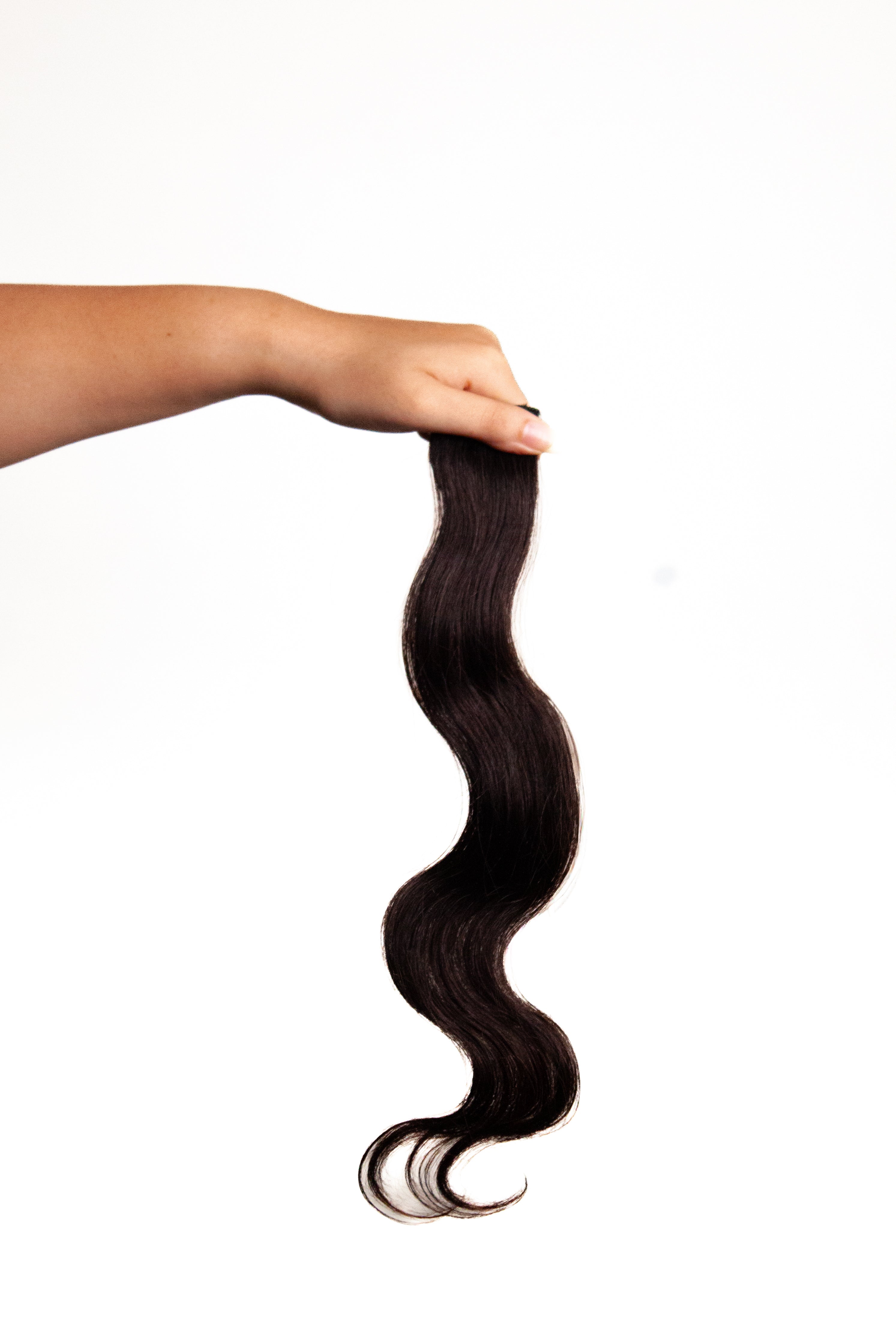 Single Clip Streaks - NATURAL BLACK