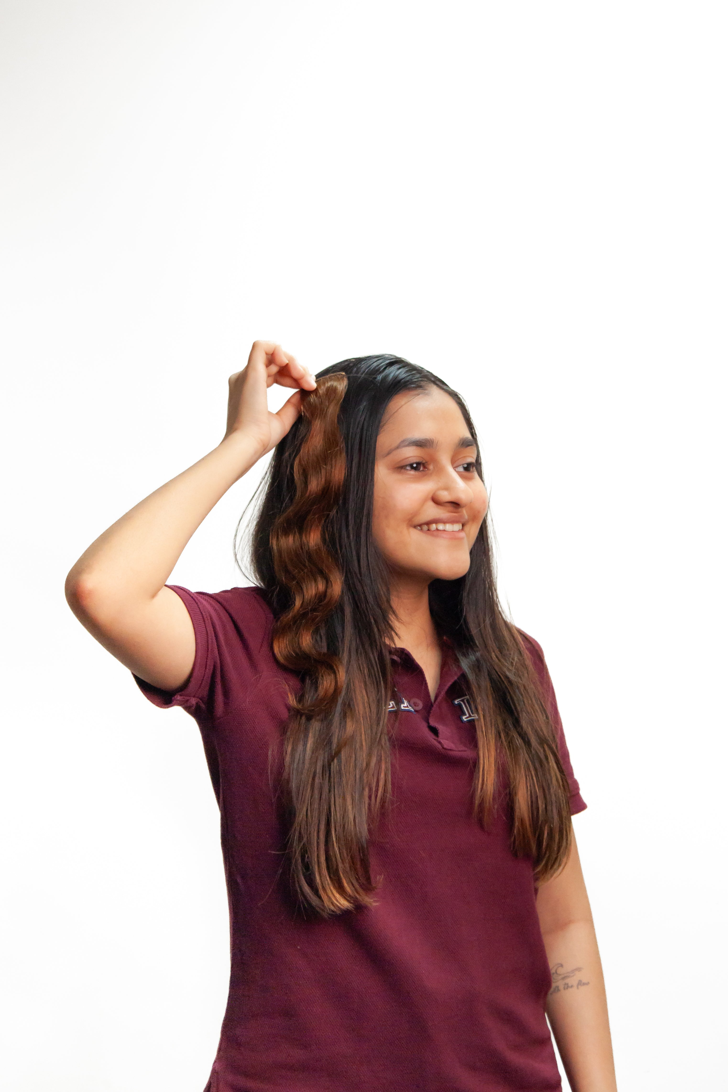 Single Clip Streaks - LIGHT BROWN