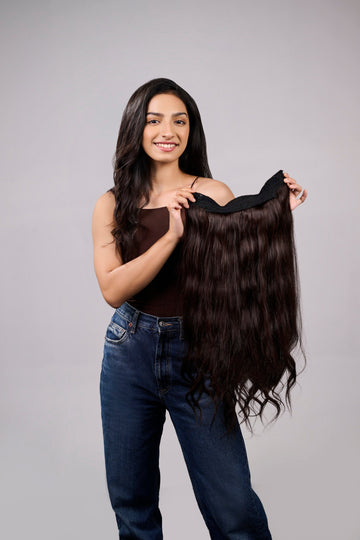 Halo Extensions | Natural Black